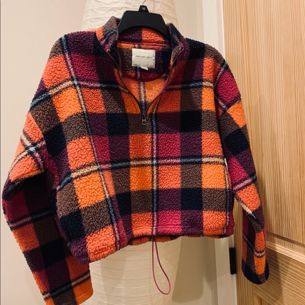 Cropped American Eagle Fleece EUC